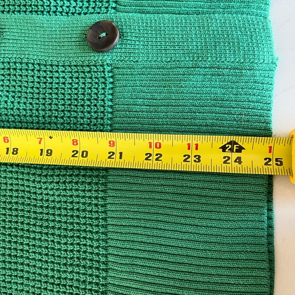 J. Jill Vibrant Green Cardigan Sweater - Picture 4 of 5